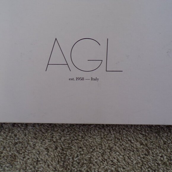 NIB AGL ITALIAN pink and white sandals 39 - Picture 9 of 11